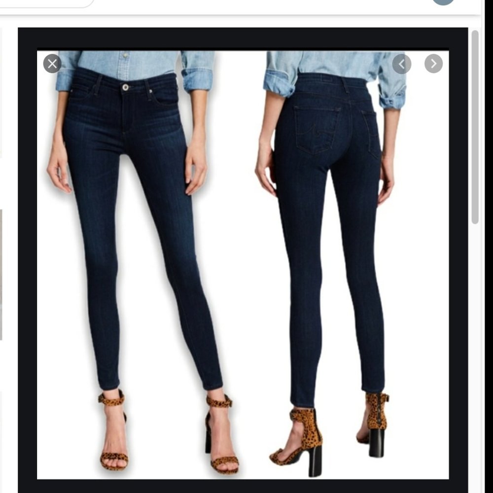 AG Adriano Goldschmied Lux Ankle Jean/Leggings